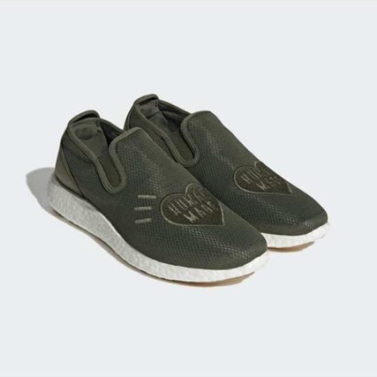 Adidas Human Made Boost Pure Slip-On Yeşil Erkek Ayakkabı