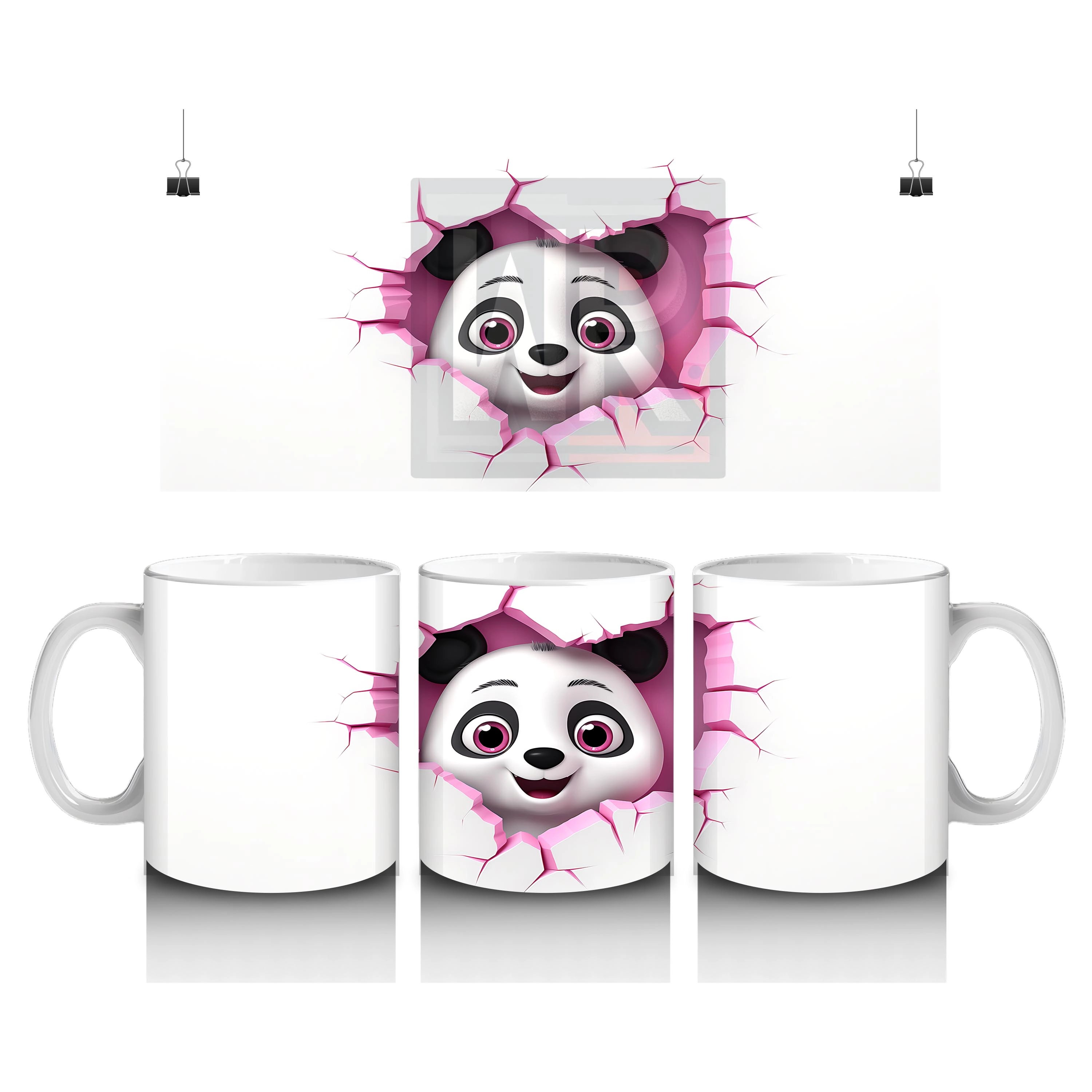 Kalpli%20Çatlakta%20Bakan%20Sevimli%20Panda%20–%20Baskılı%20Kahve%20Kupası