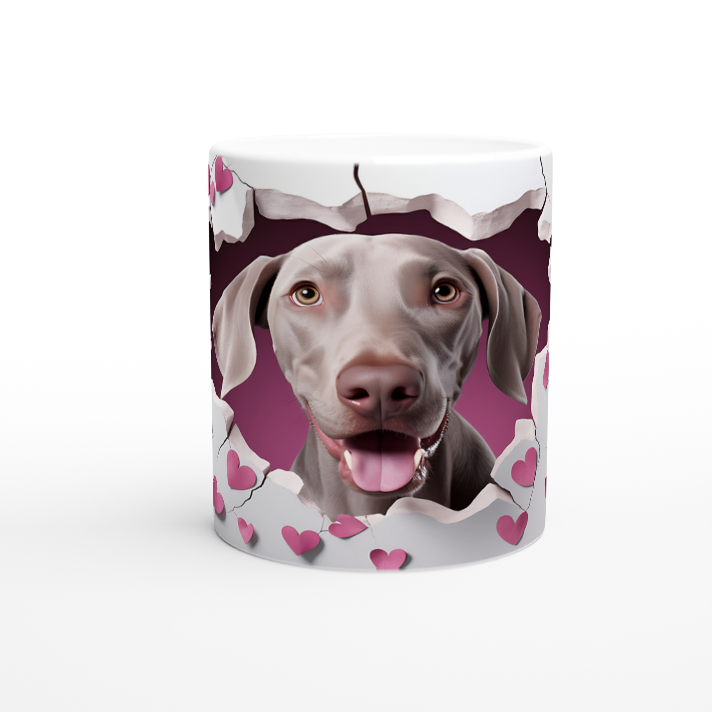 Kalpleri%20Fetheden%20Vizsla%20Temalı%20Baskılı%20Kupa%20Bardak