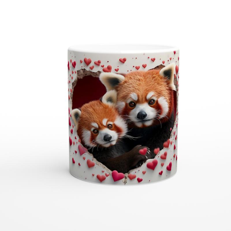 Kalpli%20Duvarın%20Ardından%20Bakan%20Kızıl%20Panda%20Temalı%20Baskılı%20Kupa%20Bardak