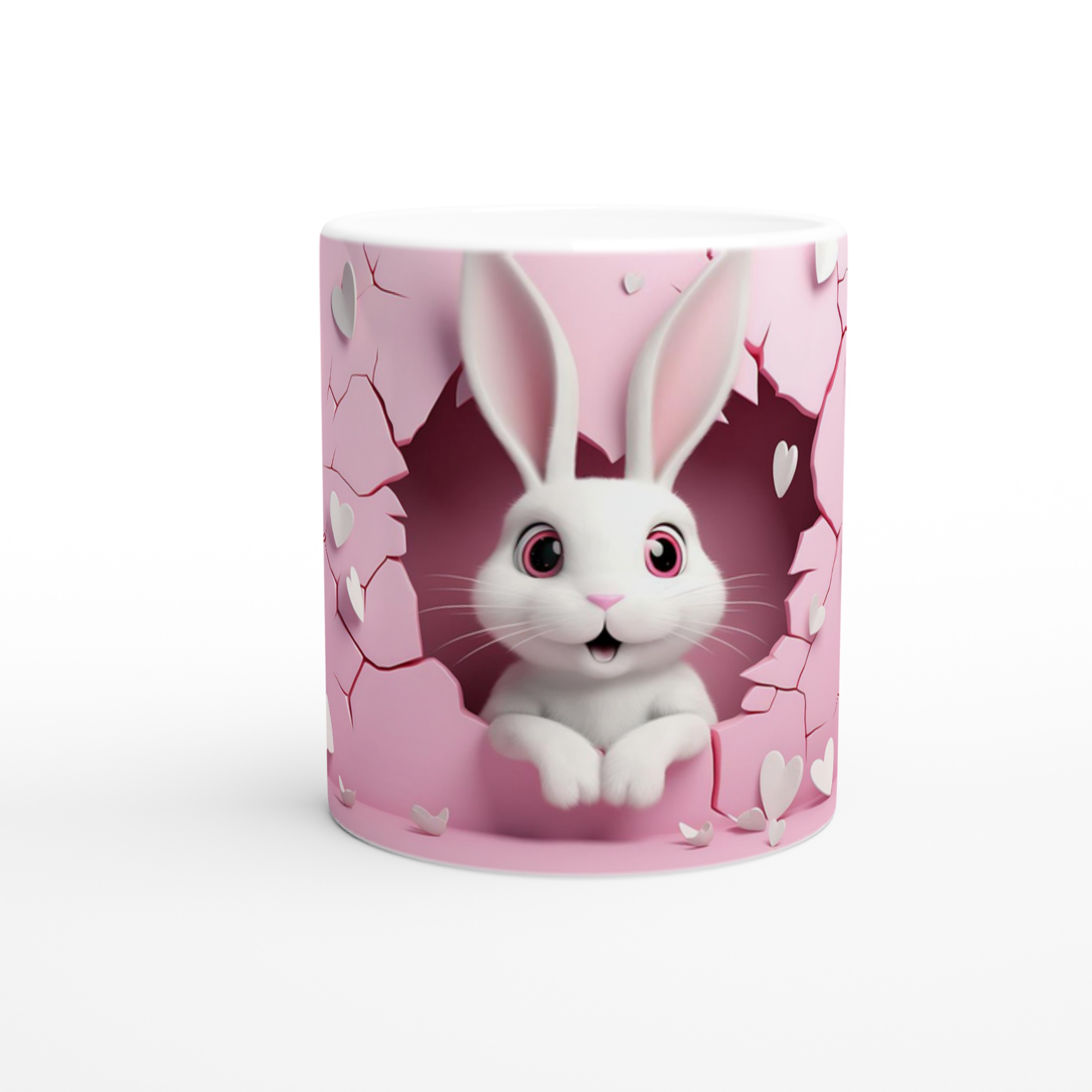 Pembe%20Kalpler%20Arasından%20Bakan%20Sevimli%20Tavşan%20Temalı%20Baskılı%20Kupa%20Bardak