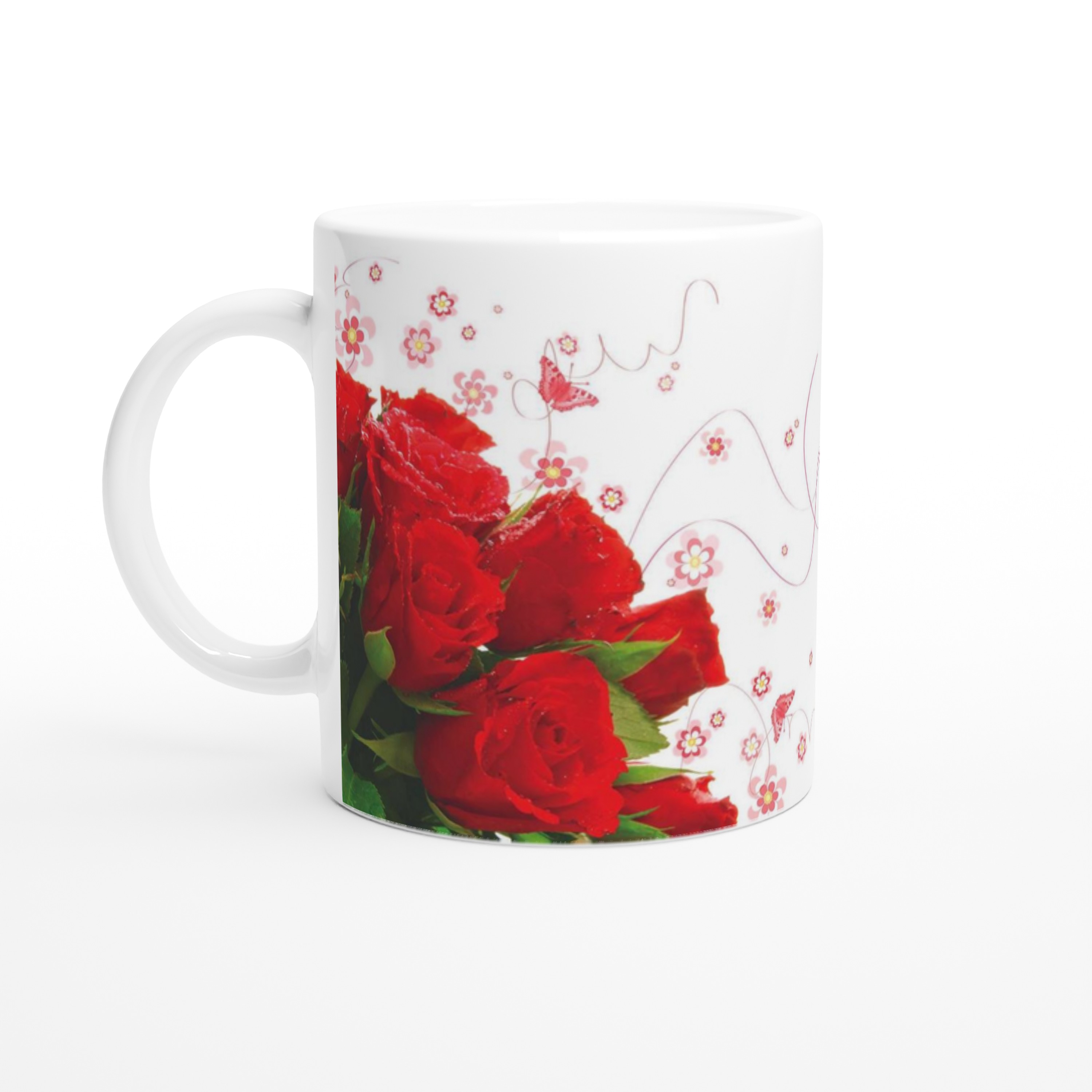 Romantik%20Kırmızı%20Gül%20Desenli%20Kupa%20Bardak