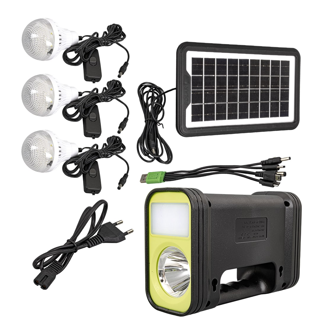 Powermaster%20GD-12%20Akülü%20Solar%20Panelli%203%20Ampullü%20Solar%20Işıldak%20Fener