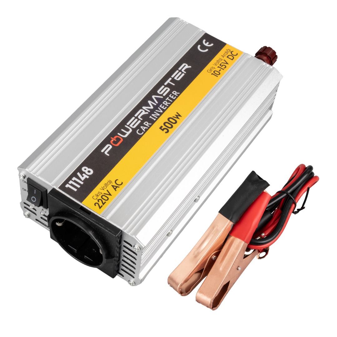 Powermaster%20PM-11148%2012%20Volt%20500%20Watt%20Modified%20Sinus%20İnverter