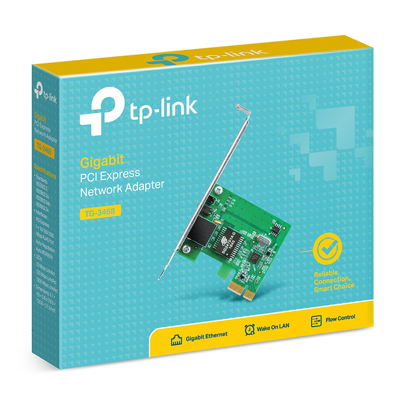 TP-Link%20TG-3468%2010/100/1000%20Mbps%20PCI-EX%20Gigabit%20Ethernet%20Kartı