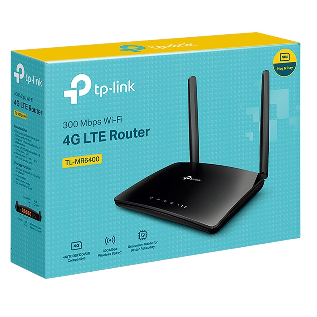 Tp-Link%20TL-MR6400%20300%20Mbps%204G%20LTE%20Sim%20Kart%20Girişli%20Kablosuz%20N%20Router