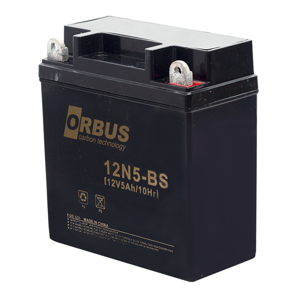 Orbus%2012V%205AH%20Elektrikli%20Karbon%20Bisiklet%20Aküsü%2012N5-BS