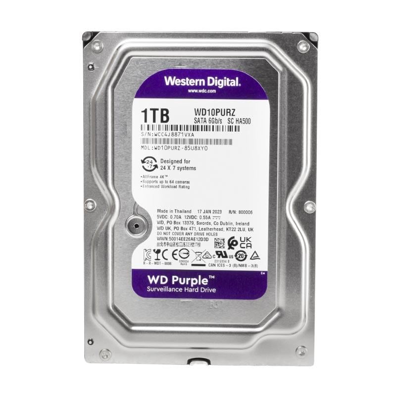 Western%20Digital%20Purple%20WD10PURZ%201%20TB%20Sata%206GB/S%207-24%20Güvenlik%20Harddisk
