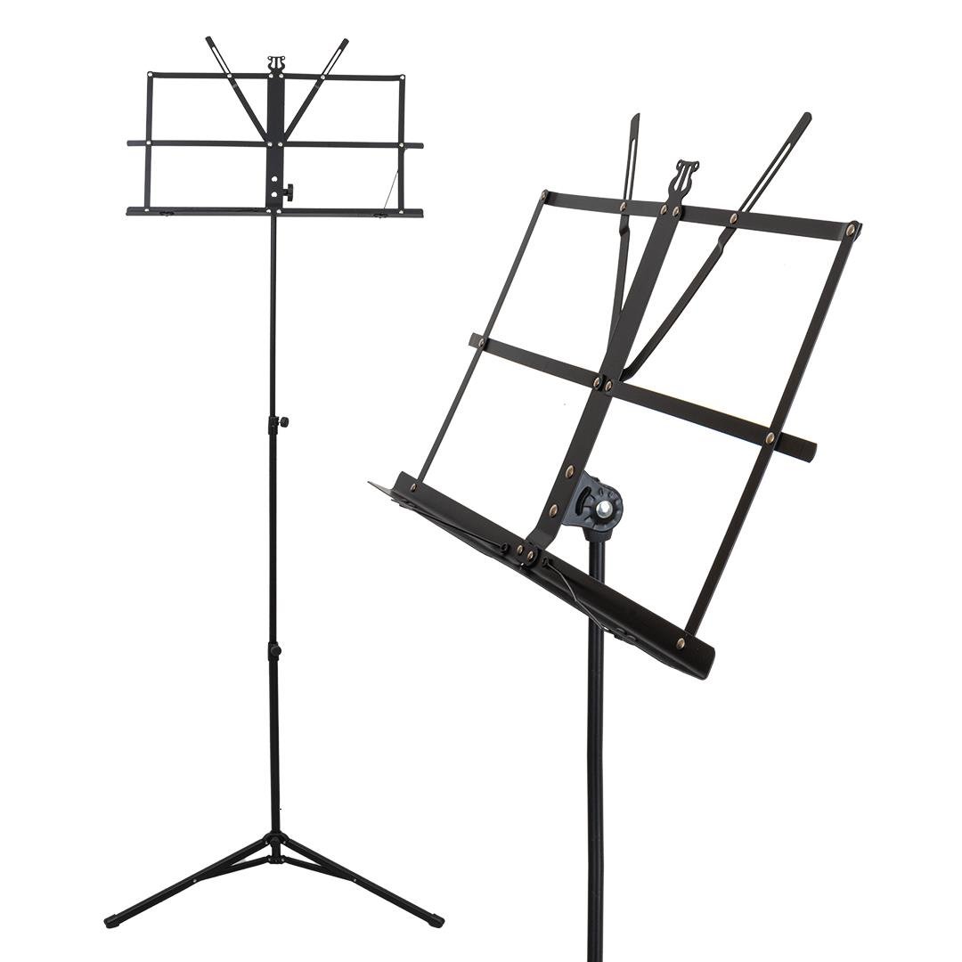 Magicvoice%20MV-19497%20Orkestra%20Tipi%20Nota%20Sehpası%20Metal%20Katlanır%20Perfore%20Tabla%20Sayfa%20Tutuculu%20(50-150CM)