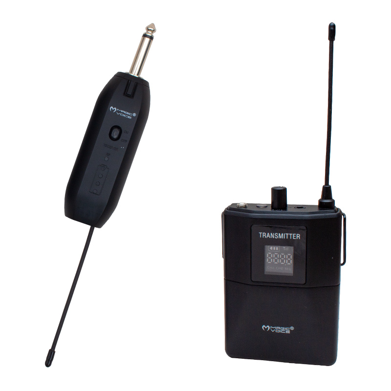 Magicvoice%20Mv-19599%20UHF%20Kablosuz%20Enstrüman%20Uyumlu%20Jack%20Girişli%20İkili%20Mikrofon%20Set