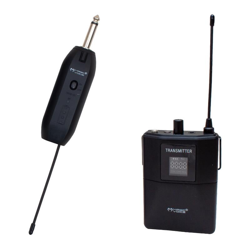 Magicvoice%20Mv-19599%20UHF%20Kablosuz%20Enstrüman%20Uyumlu%20Jack%20Girişli%20İkili%20Mikrofon%20Set