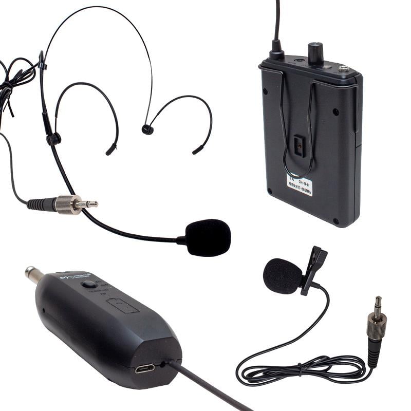 Magicvoice%20Mv-19599%20UHF%20Kablosuz%20Enstrüman%20Uyumlu%20Jack%20Girişli%20İkili%20Mikrofon%20Set