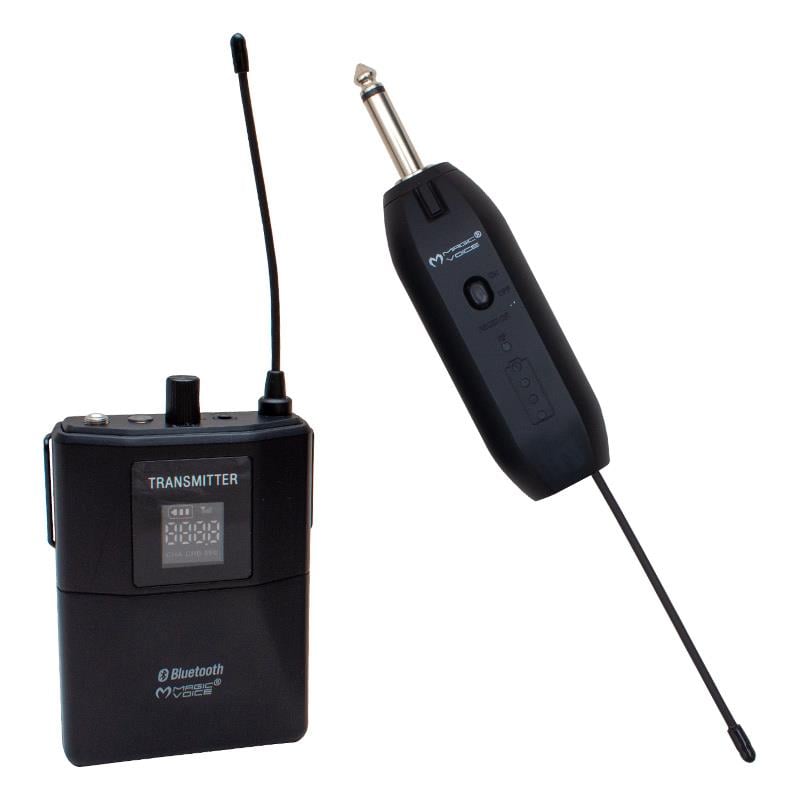 Magicvoice%20Mv-19601%20UHF%20Kablosuz%20Enstrüman%20Uyumlu%20Bluetooth%20Jak%20Girişli%20İkili%20Mikrofon%20Set