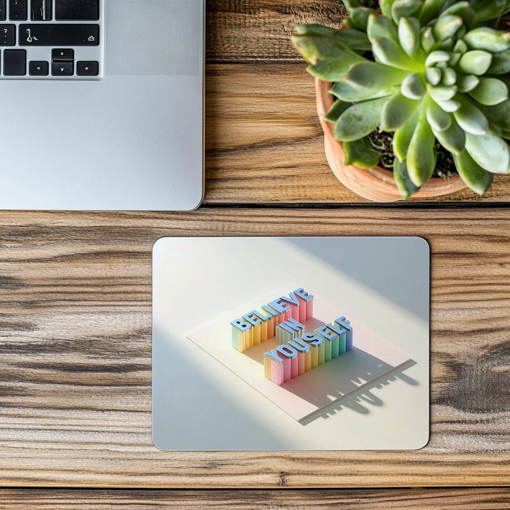 Believe%20in%20Yourself%20Yazılı%20Parlak%20Mousepad%20-%2019x23%20cm%202%20mm%20Dikdörtgen%20İthal%20Baskılı%20Mouse%20Pad