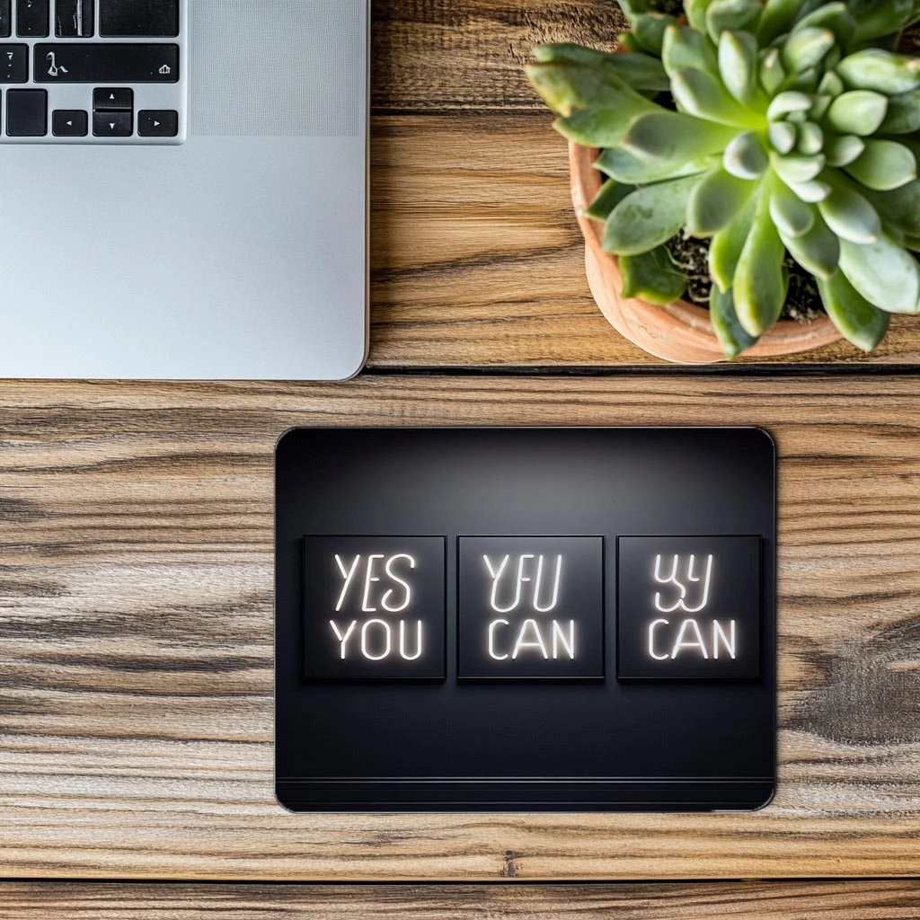 Beyaz%20Neon%20Motivasyon%20Mousepad%20Tasarımı%20-%2019x23%20cm%202%20mm%20Dikdörtgen%20İthal%20Baskılı%20Mouse%20Pad