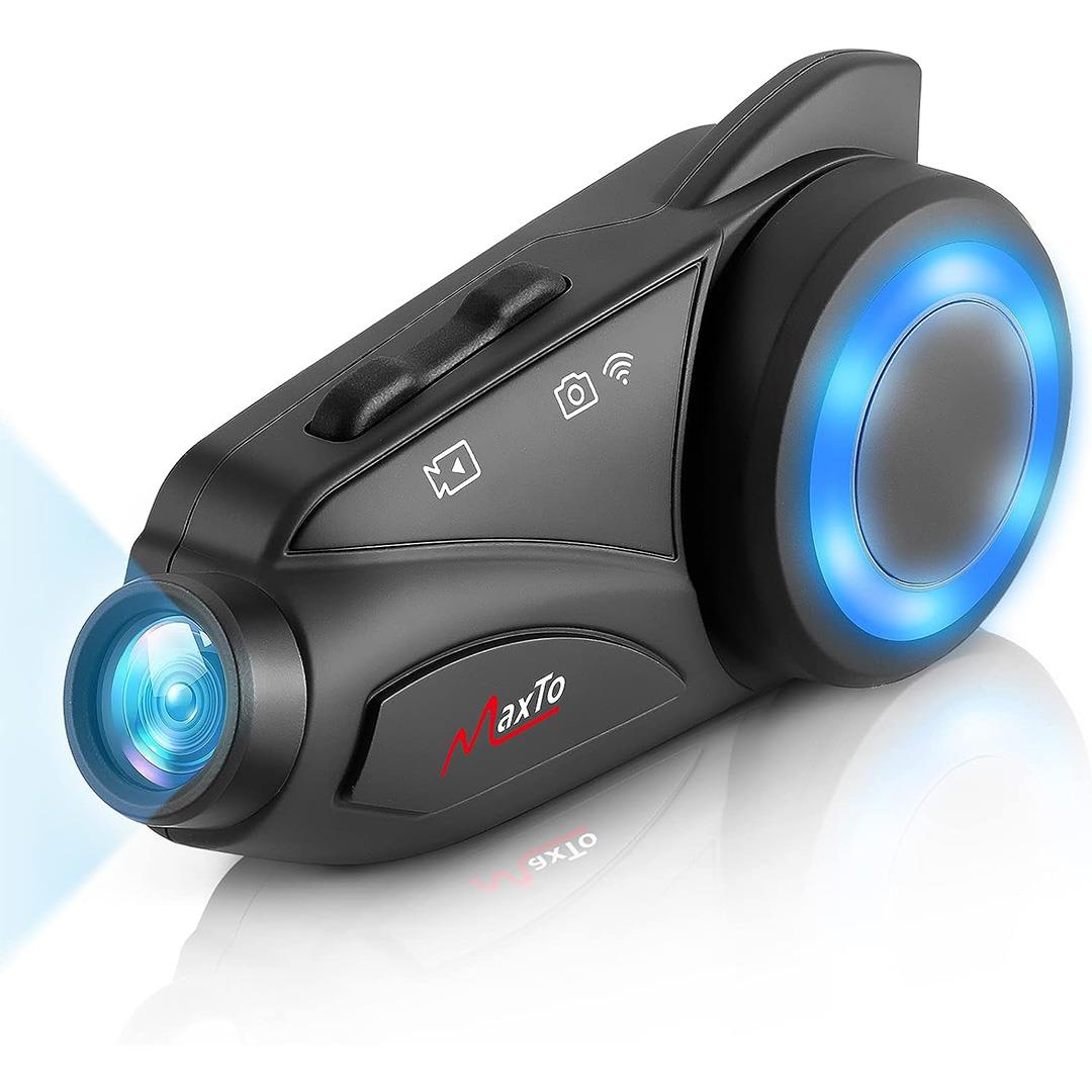 Powermaster%20Maxto%20M3%201080P%20Kameralı%20Motosiklet%20Bluetooth%20Intercom%20Kulaklık%20(6%20Kişi%20Destekli)