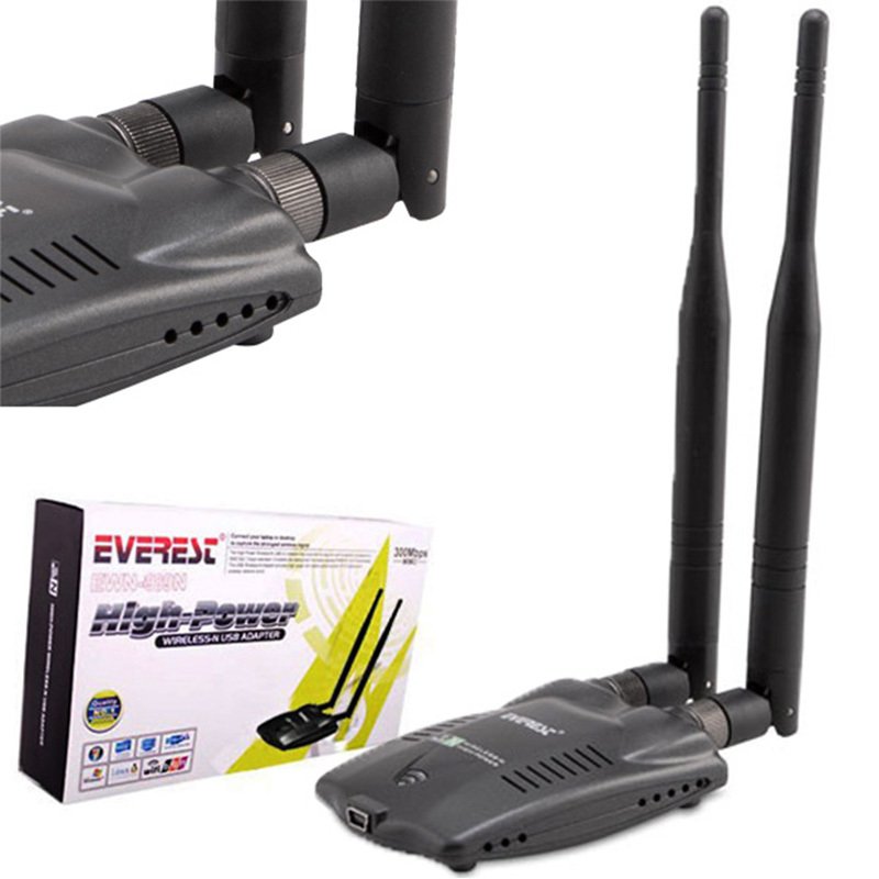Everest%20EWN-689N%20300%20Mbps%20Çift%20Anten%20Wireless%20Adaptör