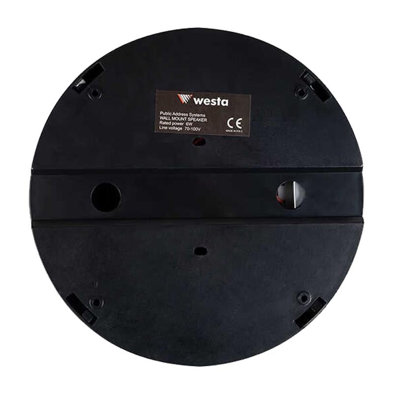 Westa%20WS-1119TB%2013Cm%20Sıva%20Üstü%20Siyah%20Trafolu%20Tavan%20Hoparlörü%2010%20Watt