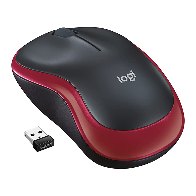 Logitech%20M185%20Kablosuz%20Kırmızı%20Mouse