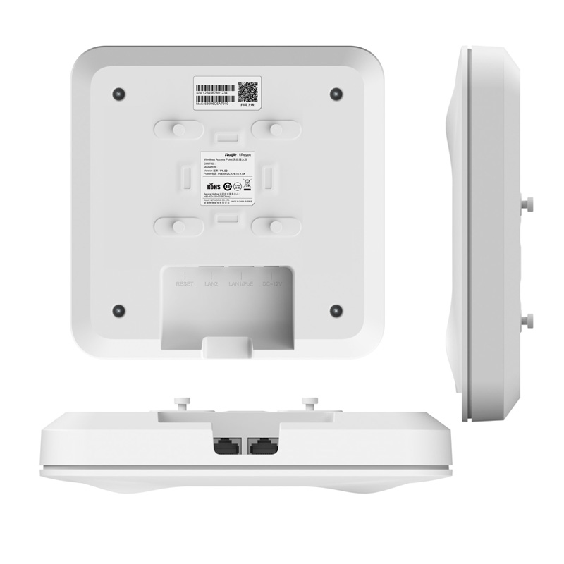 Ruijie%20Reyee%20AX1800%201775%20Mbps%20Wifi%206%20Dual%20Band%20İç%20Ortam%20Tavan%20Access%20Point