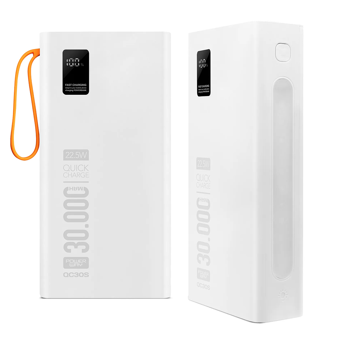 Powerway%20QC30S%2030000Mah%20Dijital%20Göstergeli%20Powerbank