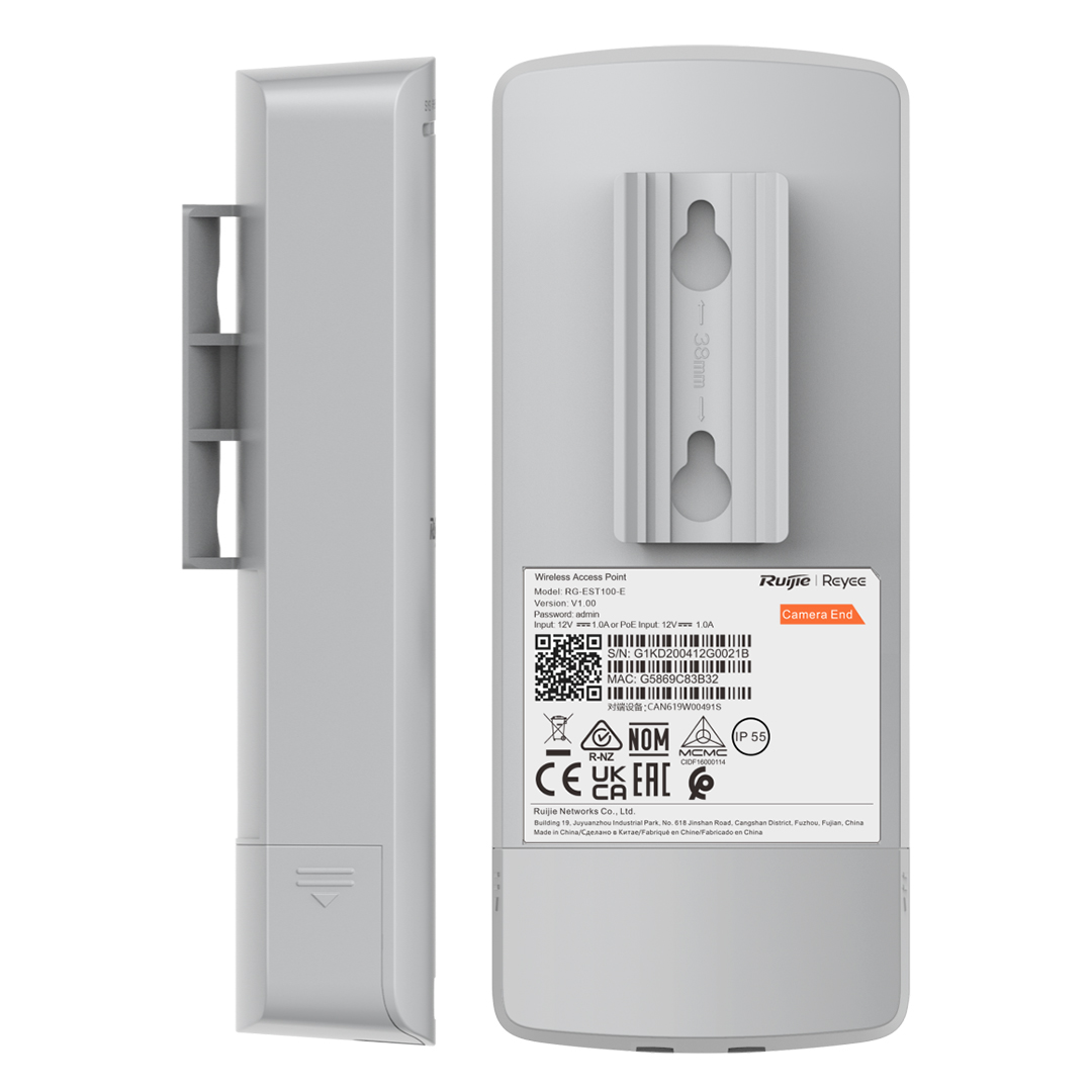 Ruijie%20RG-EST100-E%202.4Ghz%20Çift%20Akışlı%20500%20Metre%20Kablosuz%20Köprü%20(Dual-Stream%20Wireless%20Bridge)