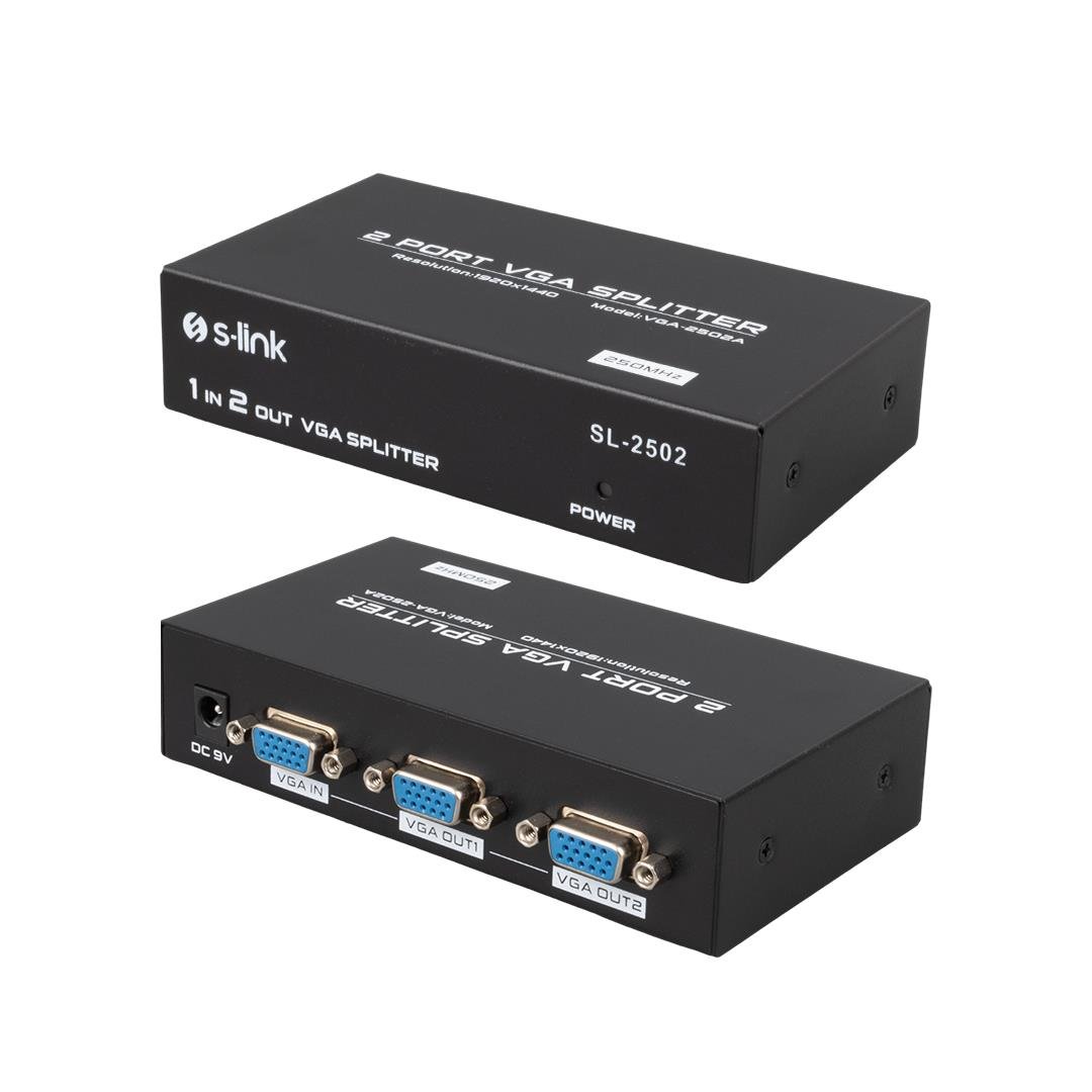 S-Link%20SL-2502%202%20Port%20Vga%20Splitter%20Dağıtıcı