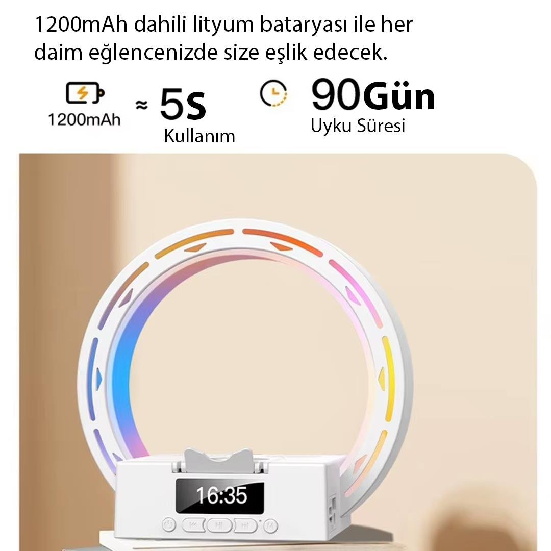Magicvoice%20MV-25163%20Bluetooth%20Taşınabilir%20Hoparlör%20Kablosuz%20Telefon%20Standlı%20Şarjlı