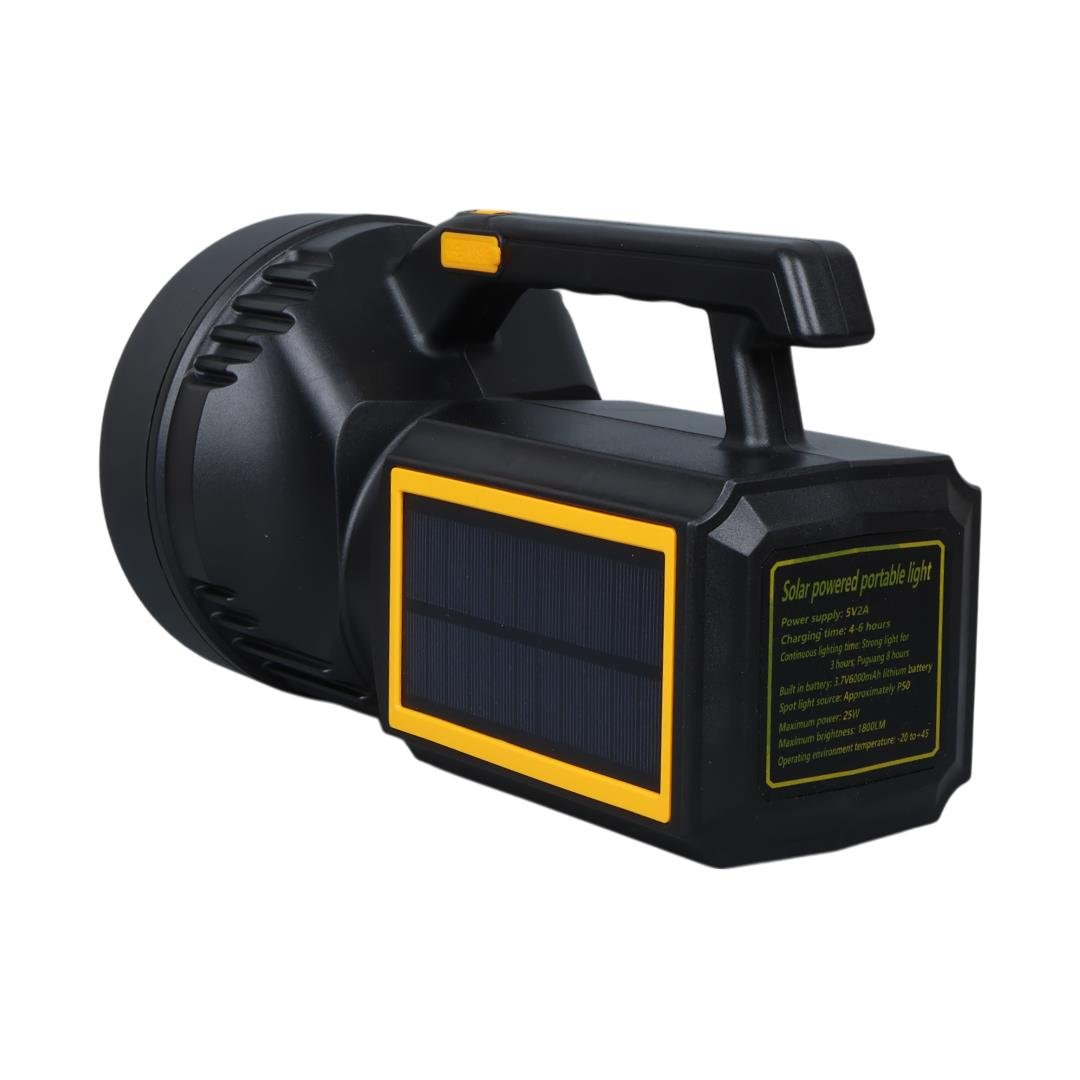 Powermaster%20W5193%20Solar%20Şarjlı%20El%20Feneri%20Uzun%20Mesafe%20Işıldak