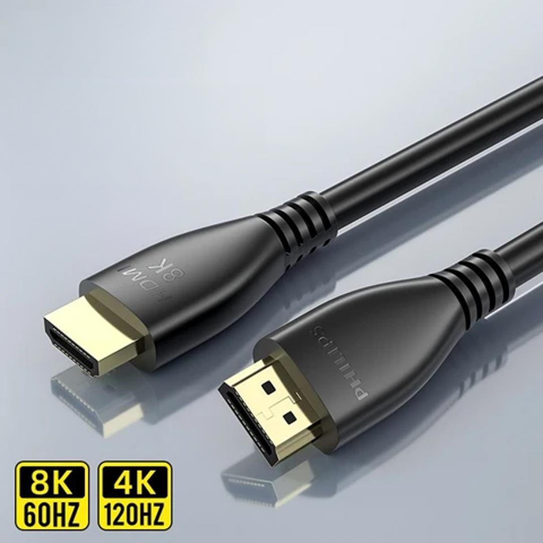 Philips%203%20Metre%208K-60HZ%204K-120HZ%20V2.1%20HDMI%20Görüntü%20Kablosu%20(SWV7250/93-T-3.0)