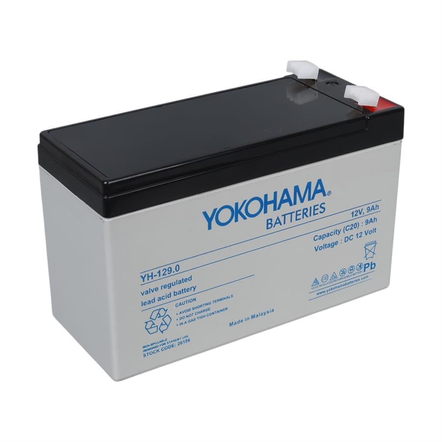 Yokohama%20YH-129.0%2012%20Volt%20-%209%20Amper%20Akü%20(150X65x90%20Mm)