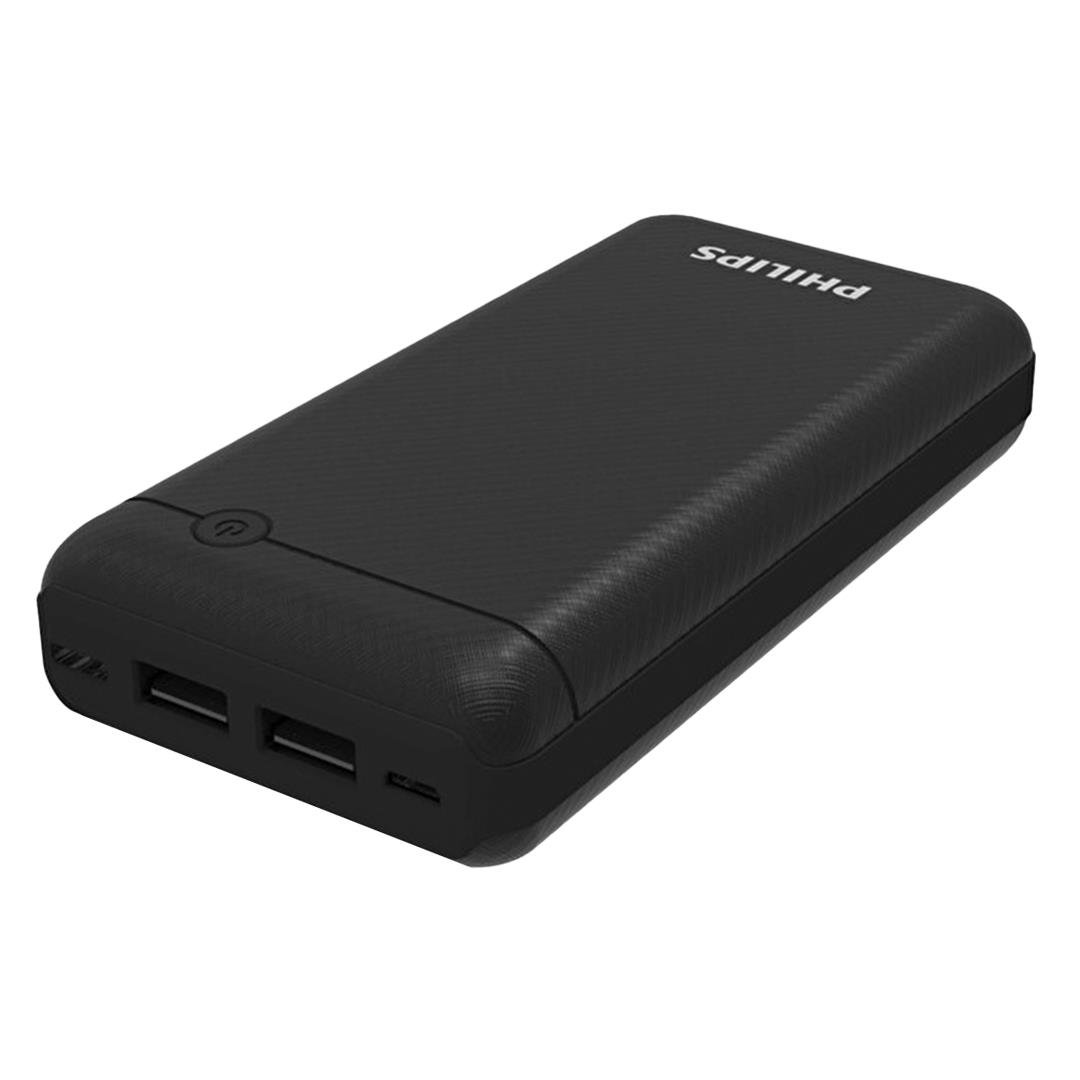 Philips%20DLP1720%20CB%2020.000%20Mah%202XUSB%20Port%20Çıkış%20TYPE-C%20Micro-USB%20Powerbank%20Hızlı%20Şarj%20Slim