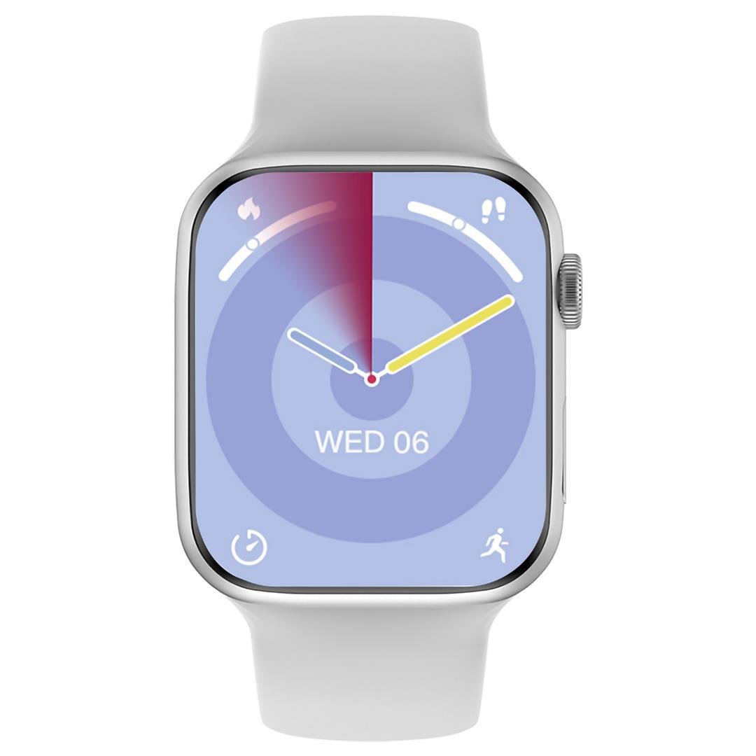 Hytech%20W99%20Watch%20IOS%20Ve%20Android%20Uyumlu%20Mactive%202.05%20İnç%20Geniş%20Ekranlı%20Gümüş%20Akıllı%20Saat