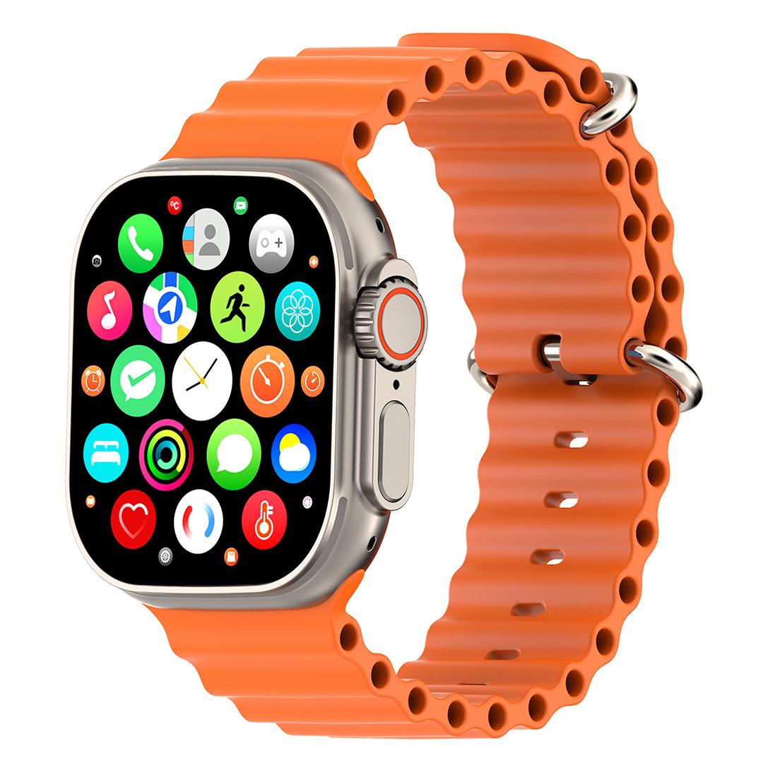 Hytech%20W69%20Watch%20IOS%20Ve%20Android%20Uyumlu%20Mactive%202.05%20İnç%20Geniş%20Ekranlı%20Turuncu%20Akıllı%20Saat