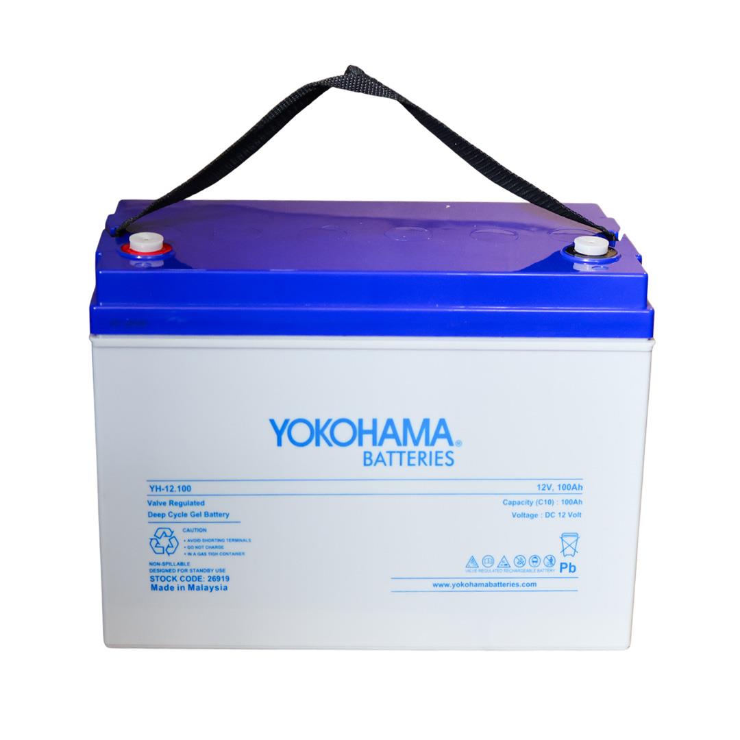 Yokohama%20YH-26919%2012V%20100Ah%20Tam%20Bakımsız%20Deep%20Cycle%20Jel%20Akü%20(330X172x218mm)