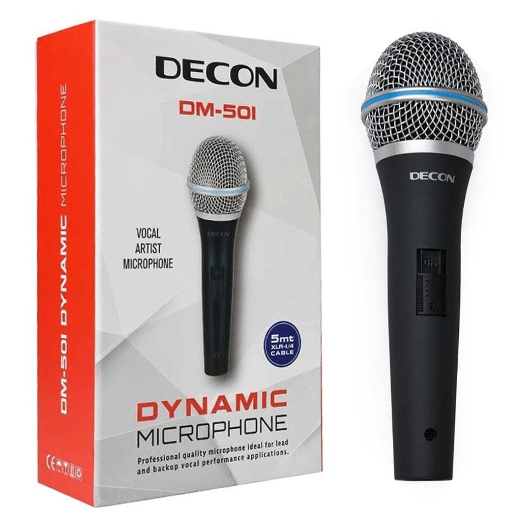 Decon%20DM-501%20600%20Ohm%20Kablolu%20EL%20Mikrofon