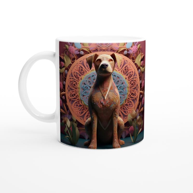 Renkli%20Çiçeklerle%20Süslenmiş%20Sevimli%20Köpekler%20–%20Baskılı%20Kahve%20Kupası