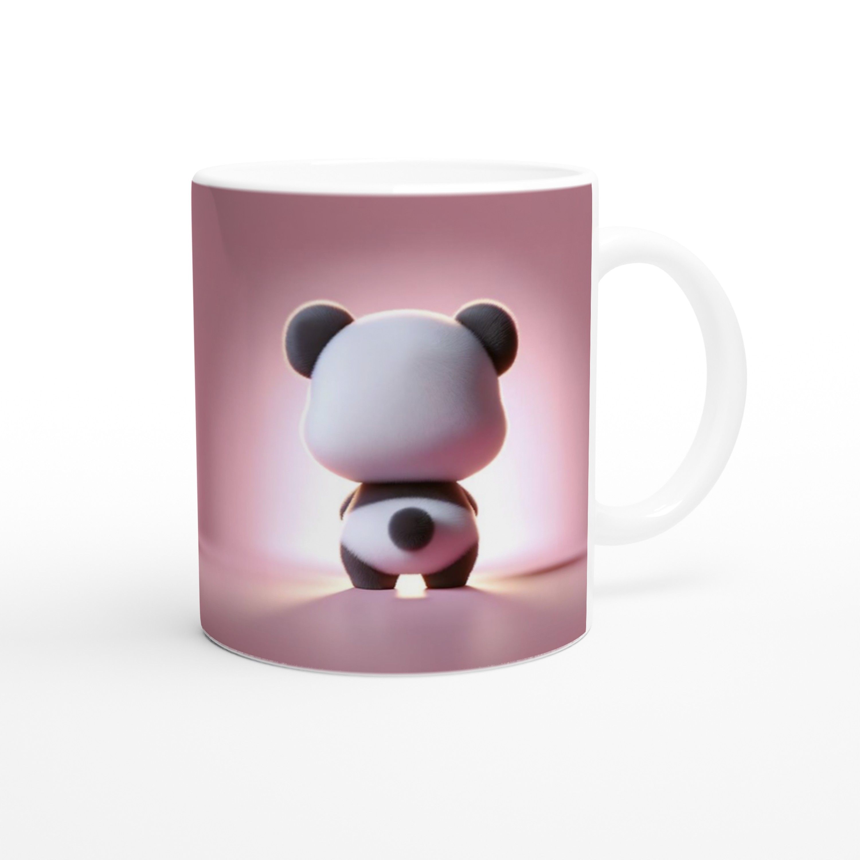 Kalpli%20Sevimli%20Panda%20Temalı%20Baskılı%20Kupa%20Bardak