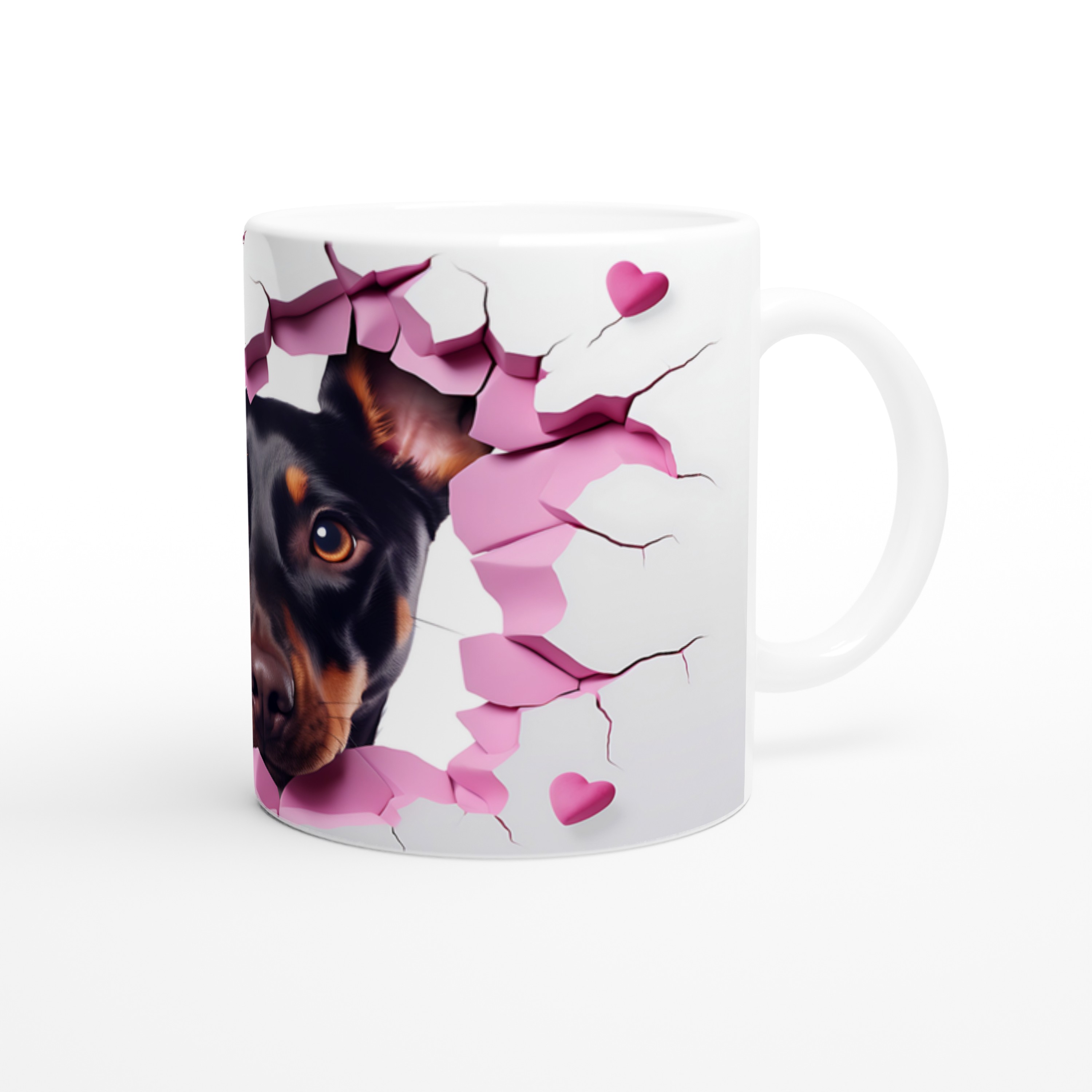 Duvarı%20Delen%20Rottweiler%20Temalı%20Baskılı%20Kupa%20Bardak