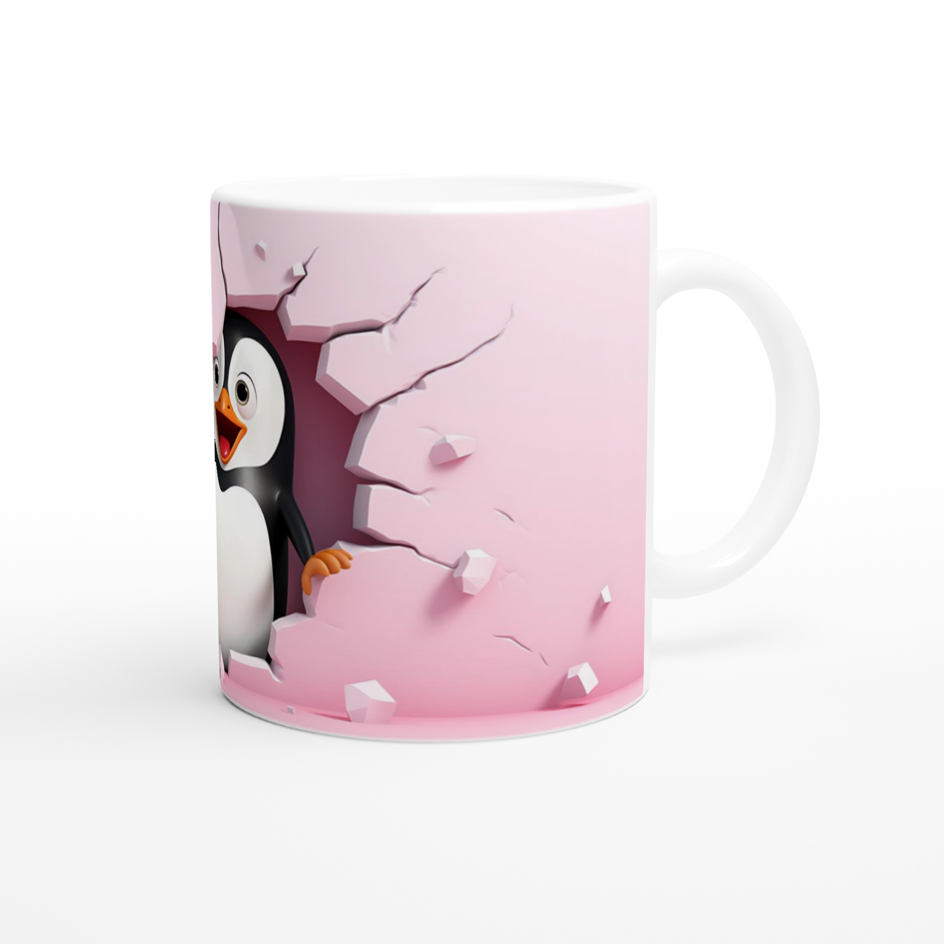 Pembe%20Duvarı%20Delen%20Neşeli%20Penguen%20Temalı%20Baskılı%20Kupa%20Bardak