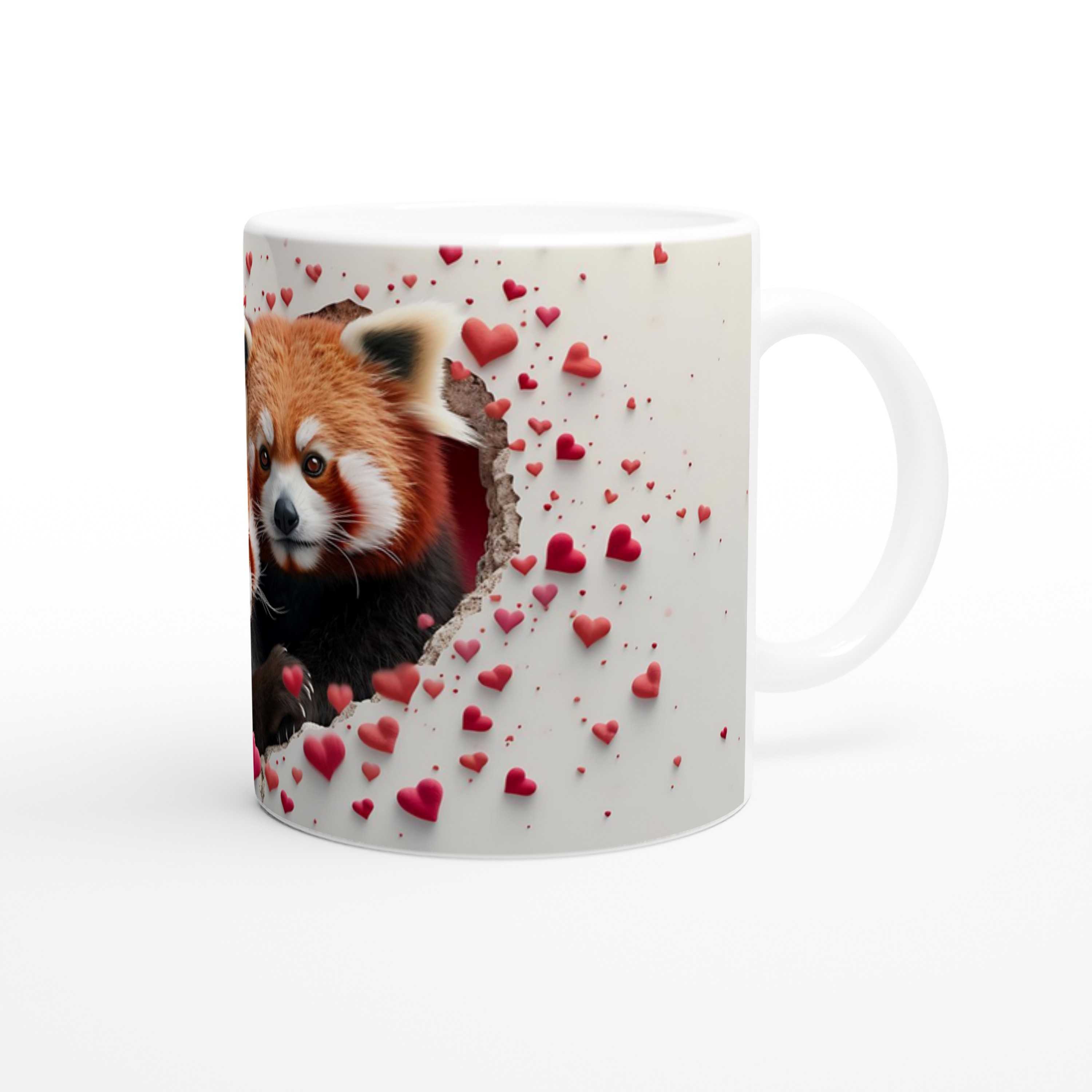 Kalpli%20Duvarın%20Ardından%20Bakan%20Kızıl%20Panda%20Temalı%20Baskılı%20Kupa%20Bardak