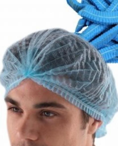 500%20Adet%20Cerrahi%20Mavi%20Tela%20Nonwoven%20Akordeon%20Bone%2052%20Cm%20Çift%20Lastikli%20Saç%20Bonesi