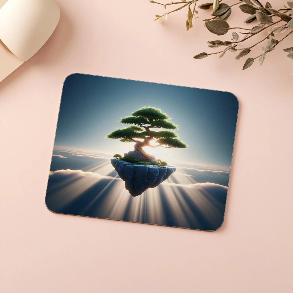Işık%20Hüzmeli%20Sürreal%20Bonsai%20Mousepad%20-%2019x23%20cm%202%20mm%20Dikdörtgen%20İthal%20Baskılı%20Mouse%20Pad