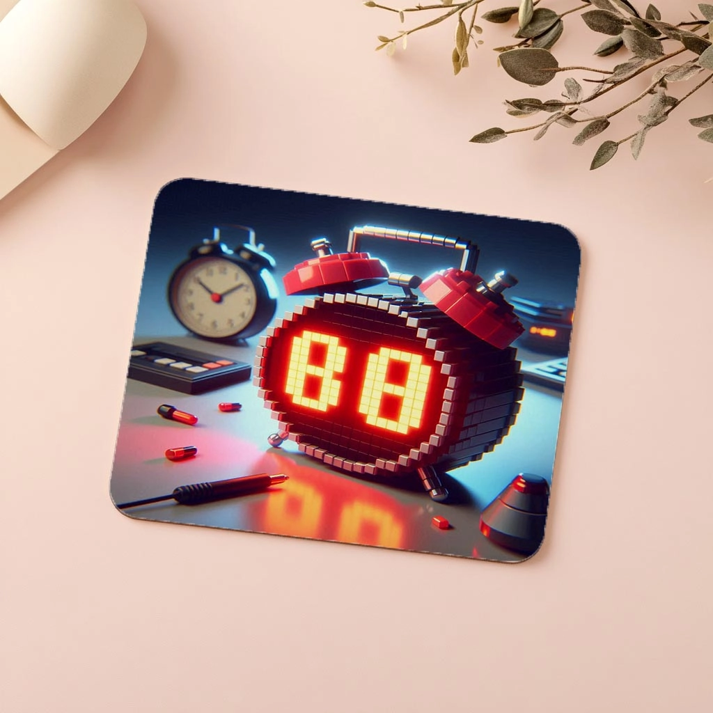 Yumuşak%20Işıklı%20Eski%20Alarm%20Mouse%20Pad%20-%2019x23%20cm%202%20mm%20Dikdörtgen%20İthal%20Baskılı%20Mouse%20Pad