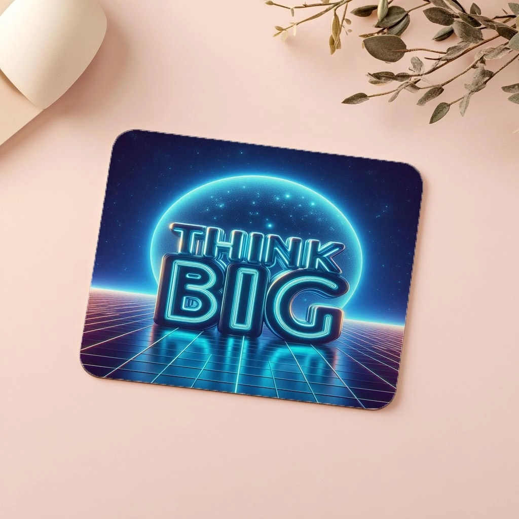 Think%20Big%20Yazılı%20Uzay%20Temalı%20Neon%20Mousepad%20-%2019x23%20cm%202%20mm%20Dikdörtgen%20İthal%20Baskılı%20Mouse%20Pad
