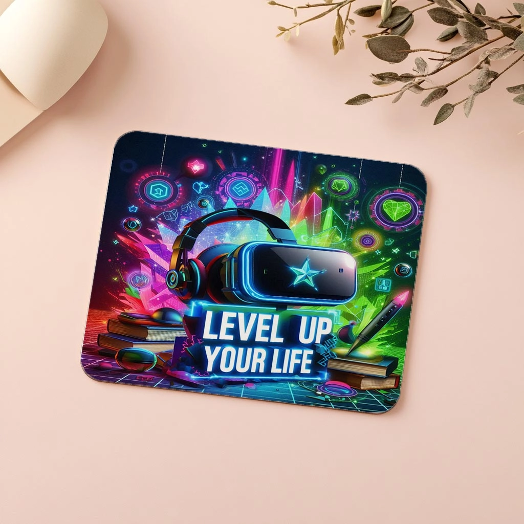 Level%20Up%20Your%20Life%20Yazılı%20Enerjik%20Mousepad%20-%2019x23%20cm%202%20mm%20Dikdörtgen%20İthal%20Baskılı%20Mouse%20Pad