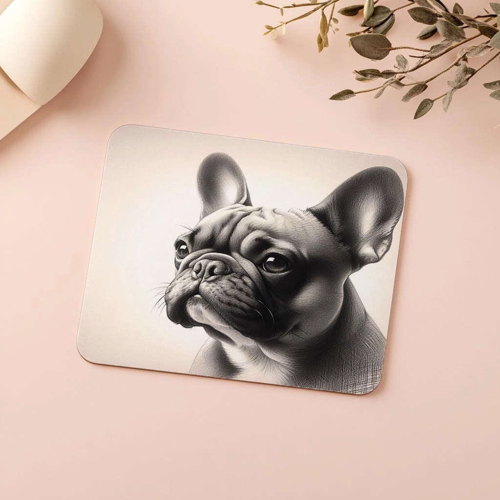 Karakalem%20Bulldog%20Temalı%20Mousepad%20-%2019x23%20cm%202%20mm%20Dikdörtgen%20İthal%20Baskılı%20Mouse%20Pad