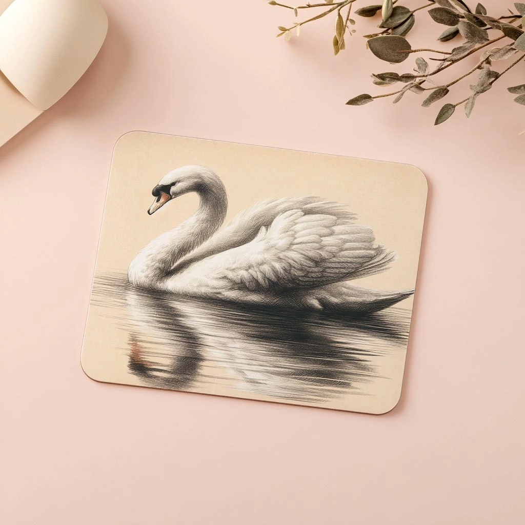 Yumuşak%20Işıklı%20Beyaz%20Kuğu%20Tasarımı%20-%2019x23%20cm%202%20mm%20Dikdörtgen%20İthal%20Baskılı%20Mouse%20Pad
