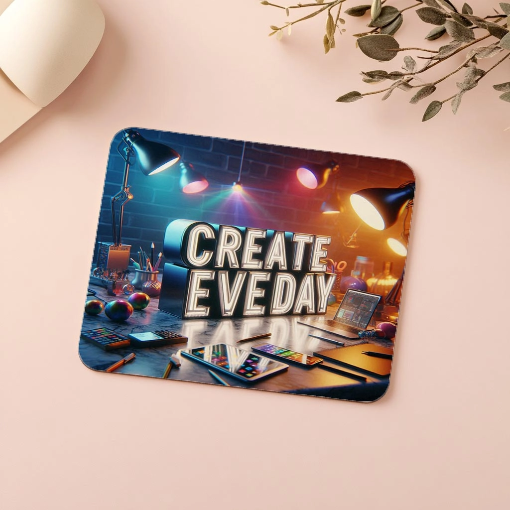 Create%20Every%20Day%20Yazılı%203D%20Mousepad%20-%2019x23%20cm%202%20mm%20Dikdörtgen%20İthal%20Baskılı%20Mouse%20Pad