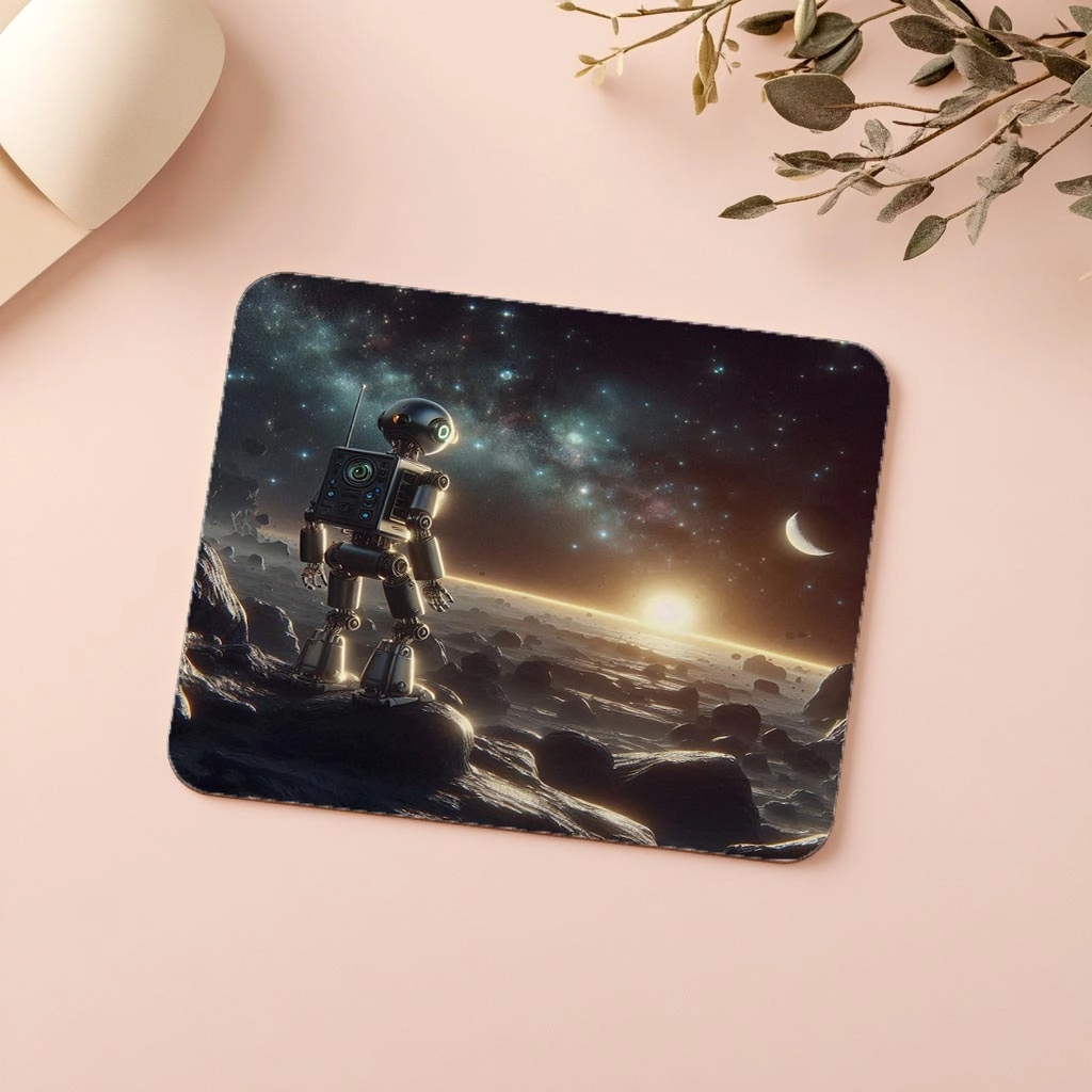 Parlayan%20Metalik%20Robot%20Figürü%20Mousepad%20-%2019x23%20cm%202%20mm%20Dikdörtgen%20İthal%20Baskılı%20Mouse%20Pad